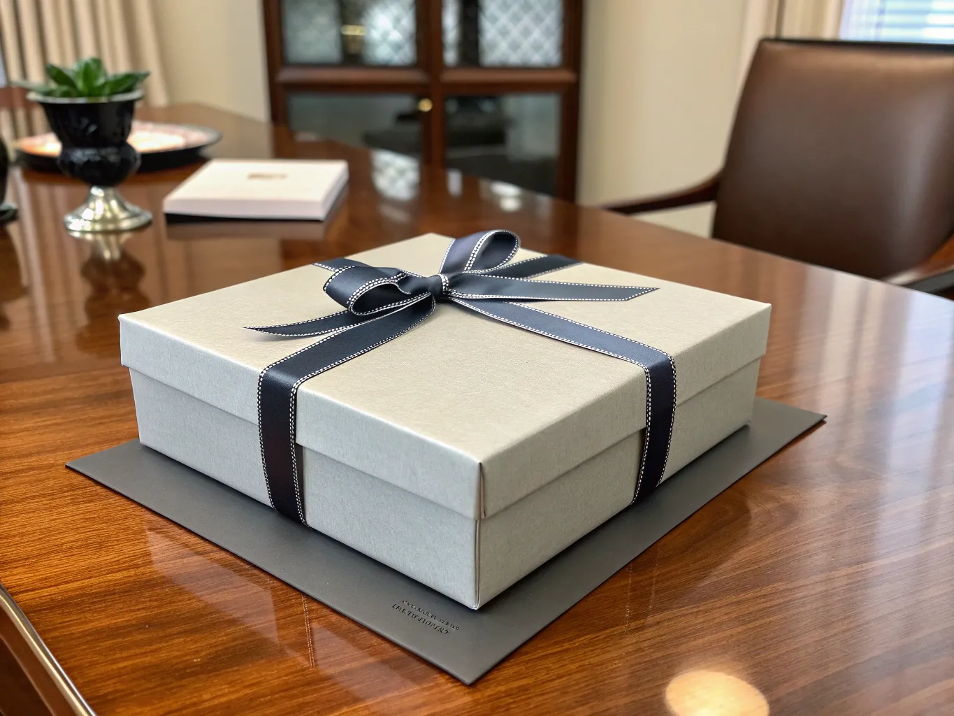 Corporate gift box with professional and sophisticated styling